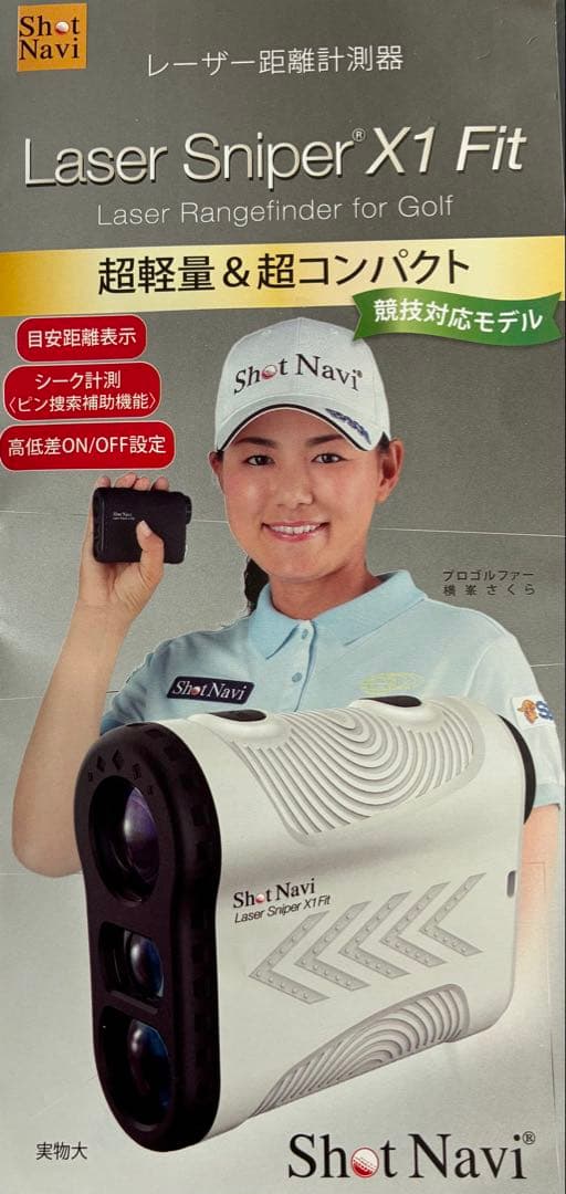 ラウンド用品・アクセサリー ShotNavi Laser Sniper X1 Fit
