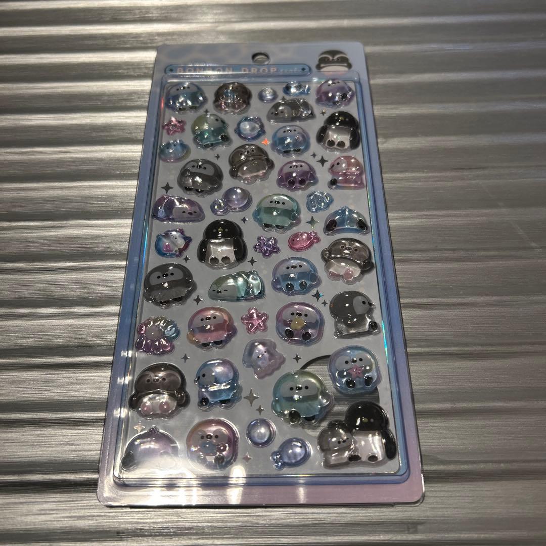 【正規品】ボンボンドロップシール 水族館限定 6種