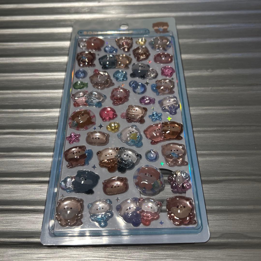 【正規品】ボンボンドロップシール 水族館限定 6種
