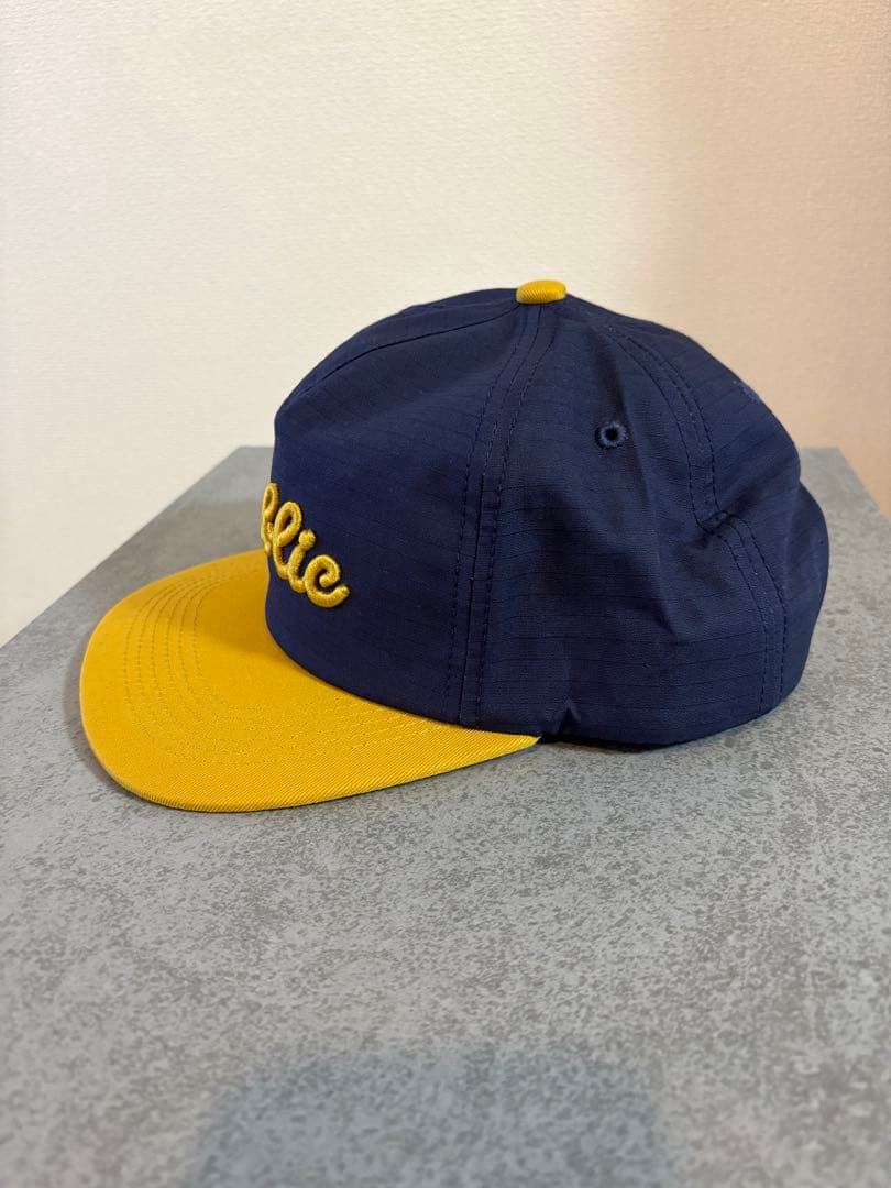Public Drip パブリックドリップ キャップ Navy/Yellow