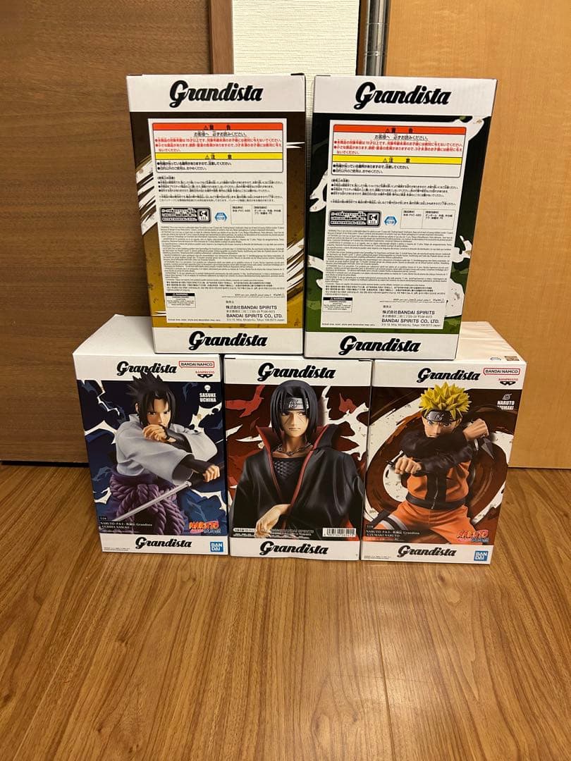 NARUTOナルト　grandista フィギュアセットカカシイタチミナトサスケ