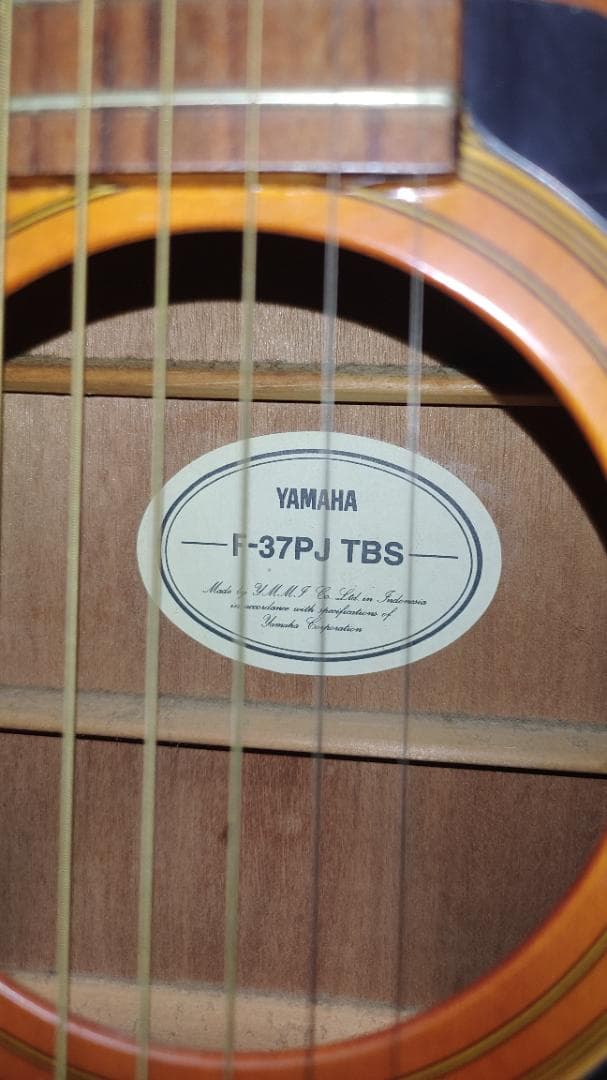 ギター YAMAHA F37PJ TBS