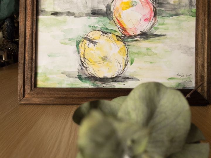 果物 絵画【美作品】