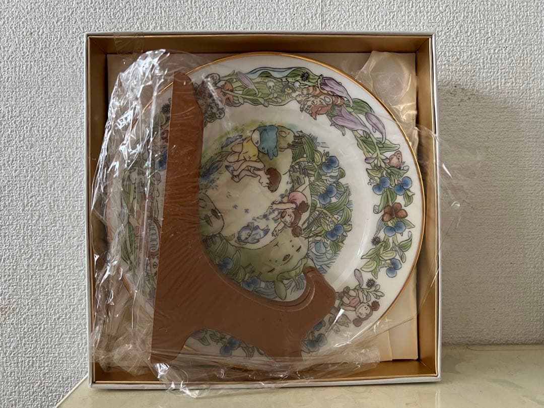 【新品】となりのトトロ イヤリープレート 2006年 皿立て付き