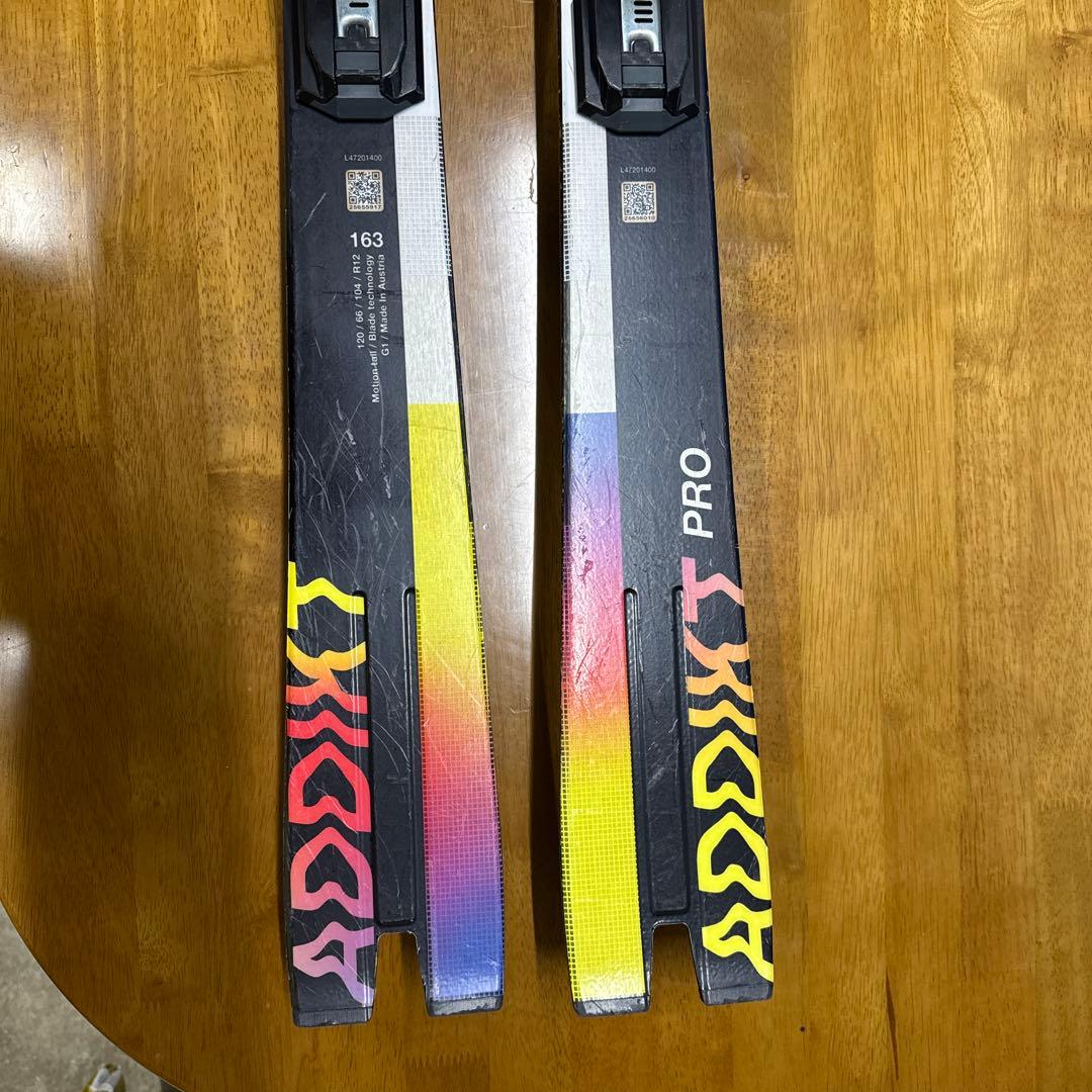 SALOMON Addict Pro スキー 163cm ビンディング付き