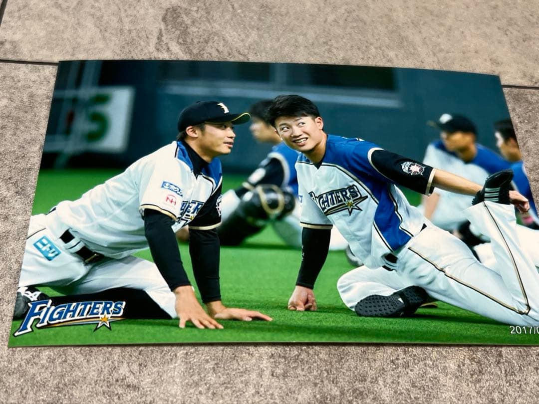 西川遥輝 中島卓也 日本ハムファイターズ 球団公式オフィシャルフォト 8枚セット