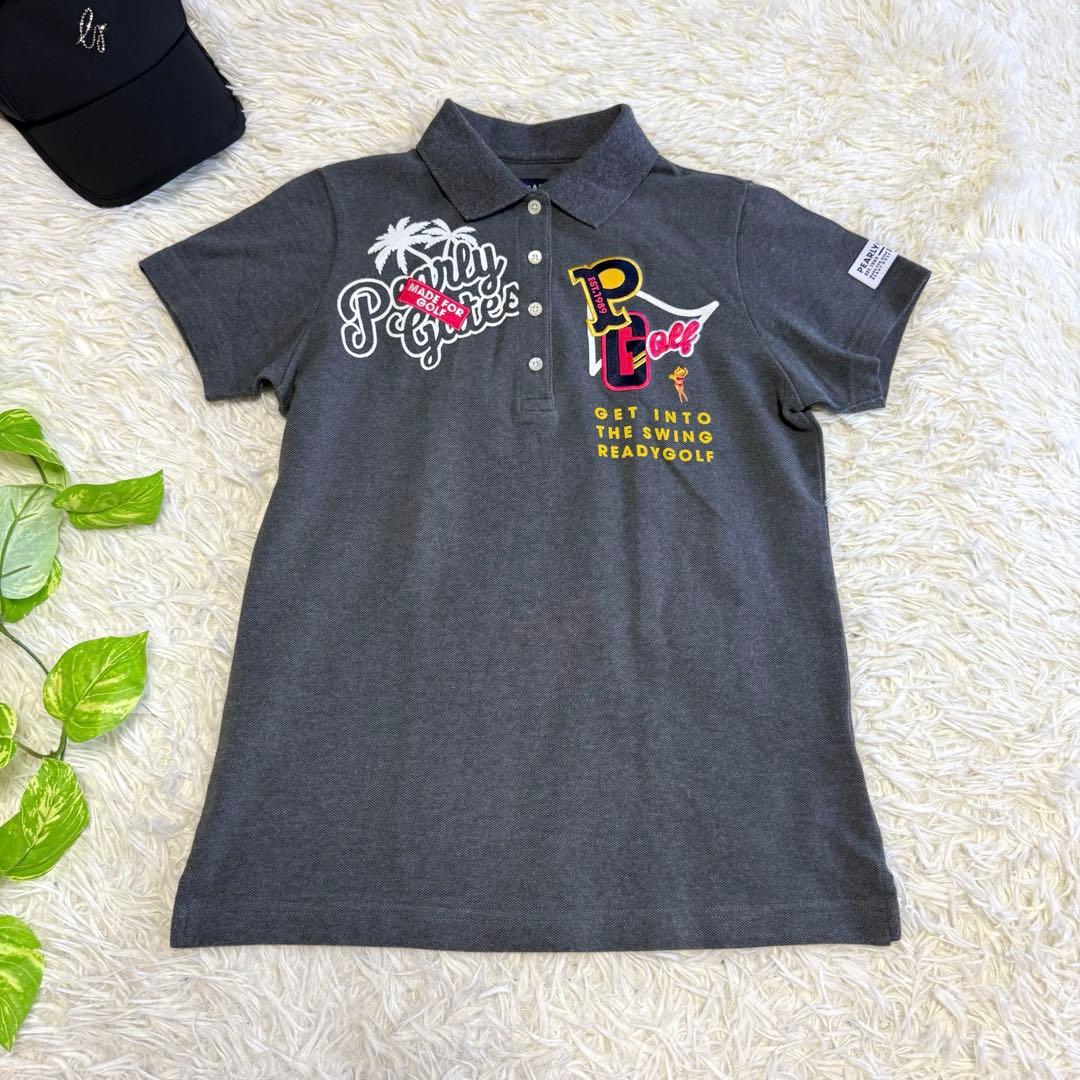【パーリーゲイツ】美品 セットアップ ポロシャツ ショートパンツ レディース