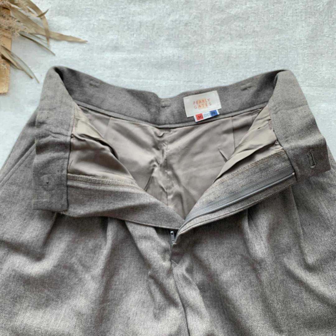 新品同様　パーリーゲイツ　ショートウールパンツ　M　撥水加工　ゴルフ