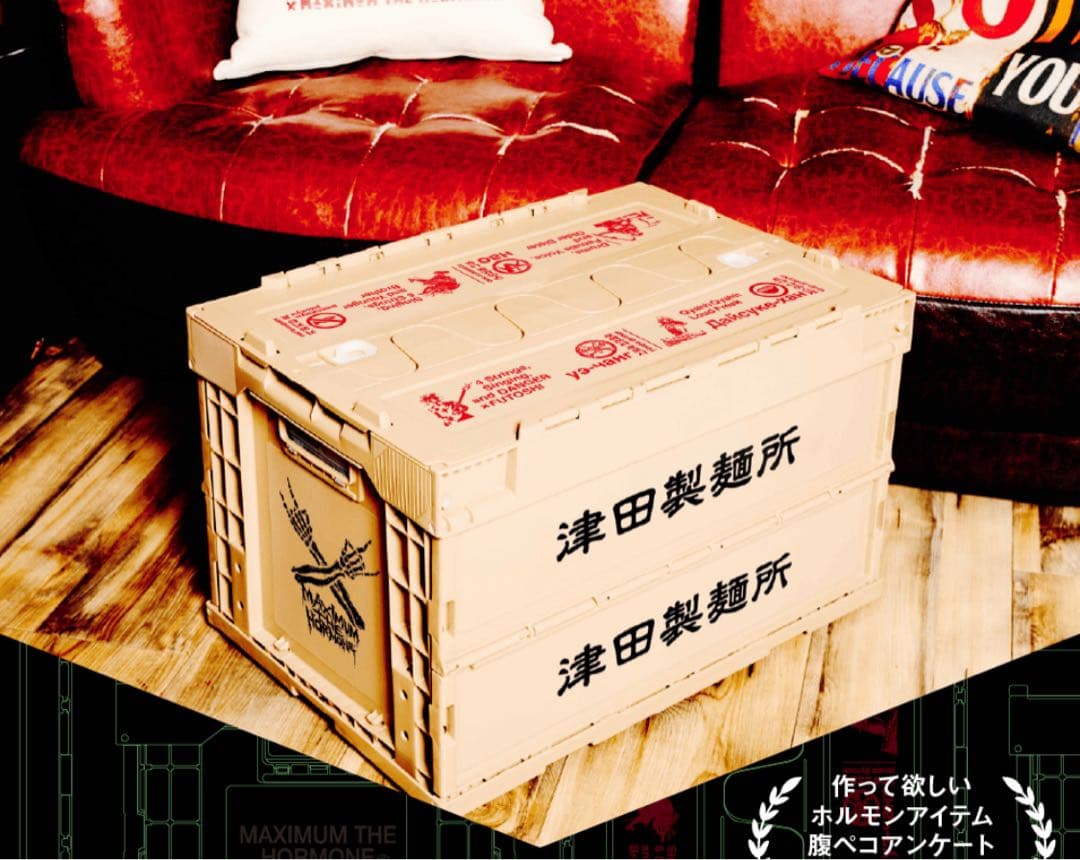 マキシマム ザ ホルモン 折りたたみコンテナBOX