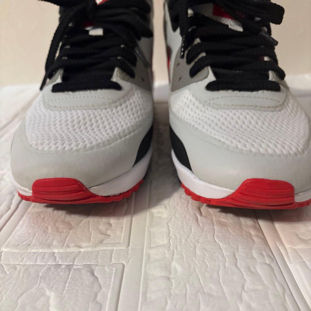 NIKE エアマックス 90G ゴルフシューズ 29cm 白×赤×黒 メンズ