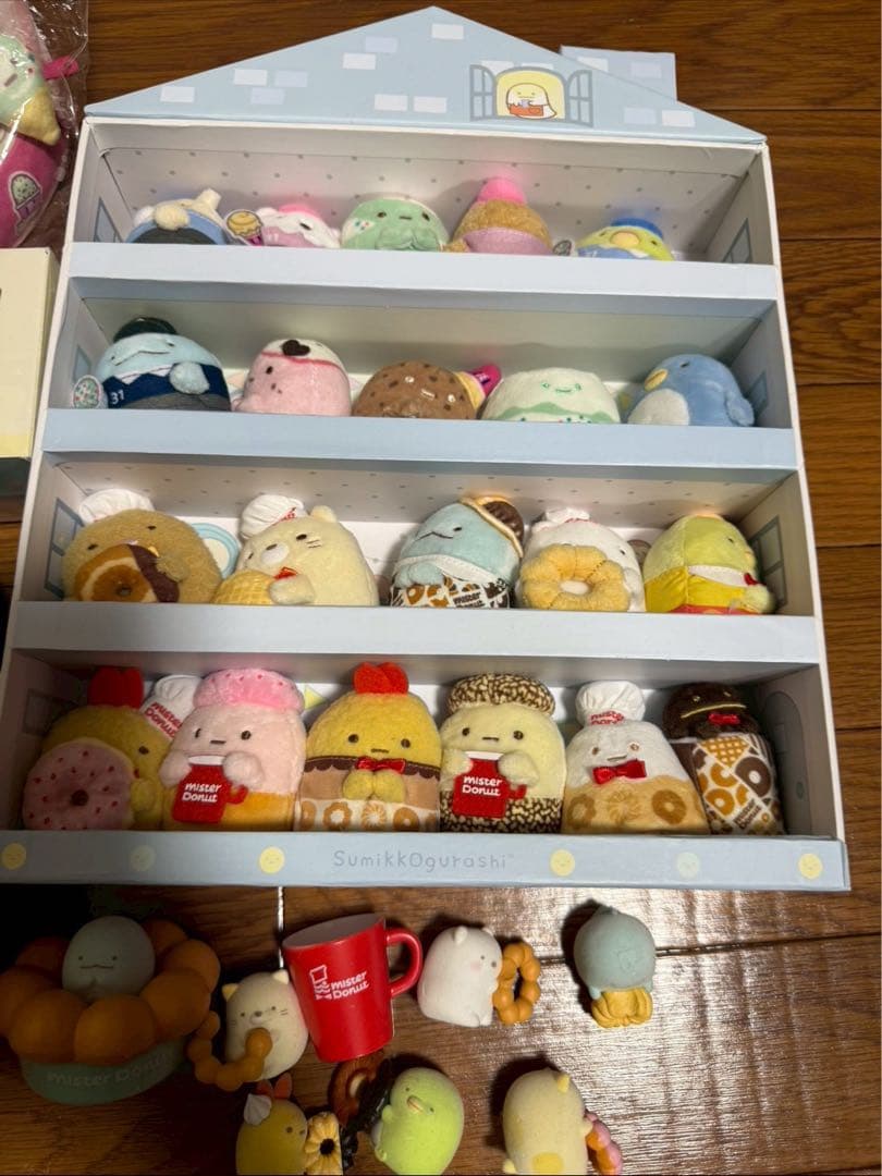 すみっこぐらしてのりぬいぐるみ　コレクション　ミスド31コラボ