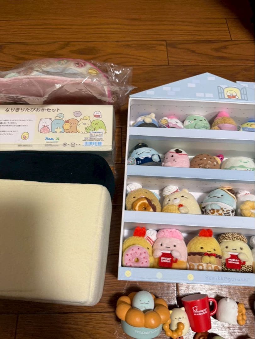 すみっこぐらしてのりぬいぐるみ　コレクション　ミスド31コラボ