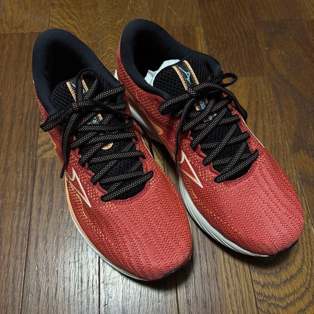 【新品未使用】Mizuno Wave Rider 27 レッド 25.5cm