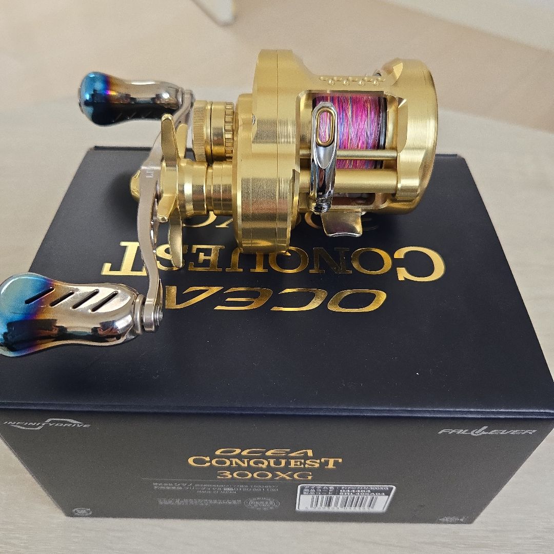 SHIMANO OCEA CONQUEST 300XG ベイトリール美品