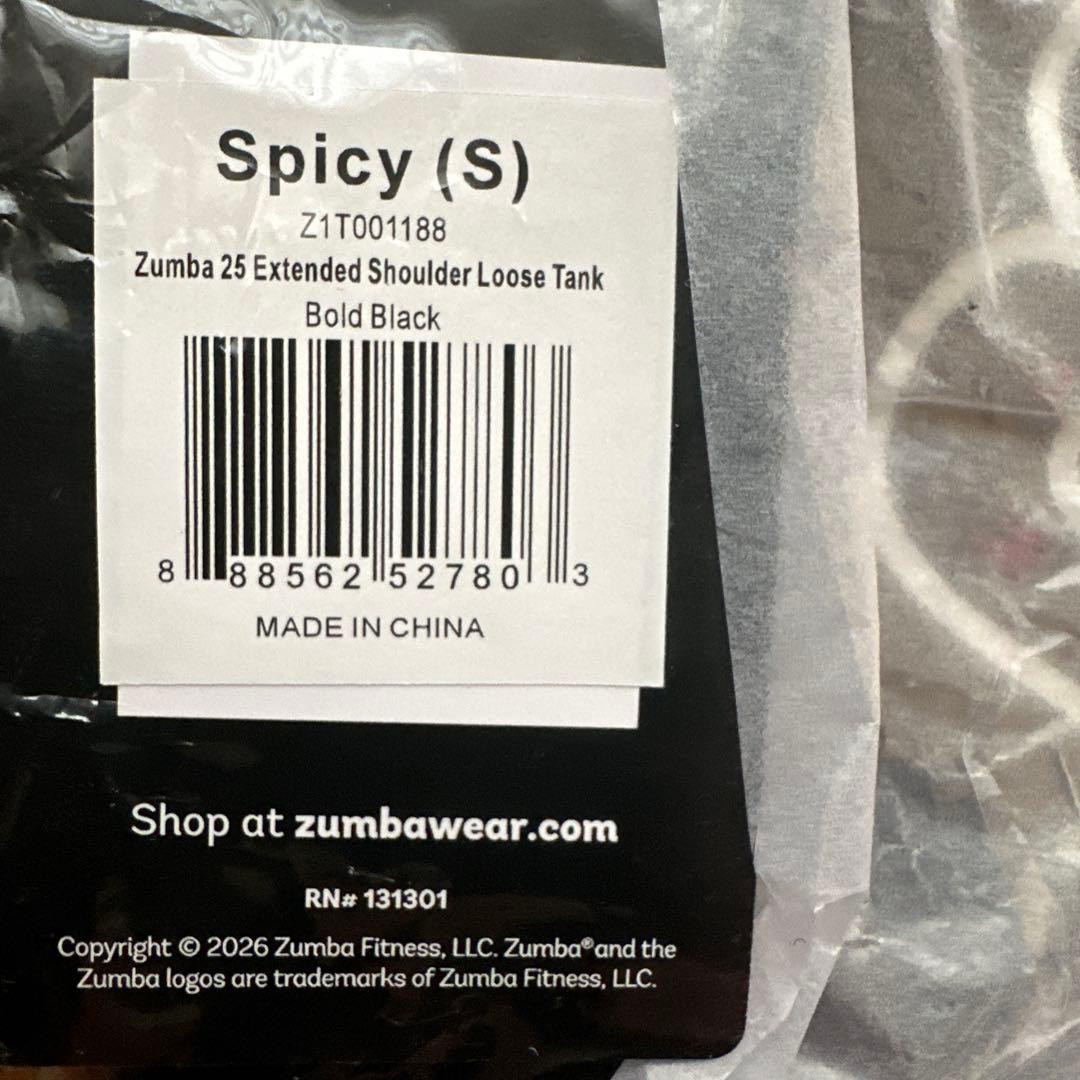 新品　正規品　ズンバ　 S タンクトップ