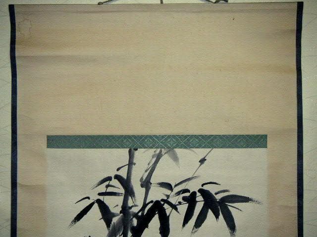 ♥掛軸　日本画 　【 稲僊 】 　掛け軸　骨董品
