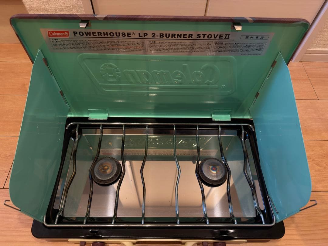 バーベキュー・調理用品 Coleman POWERHOUSE LP 2-BURNER STOVE II