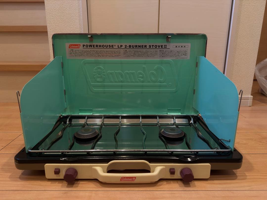 バーベキュー・調理用品 Coleman POWERHOUSE LP 2-BURNER STOVE II
