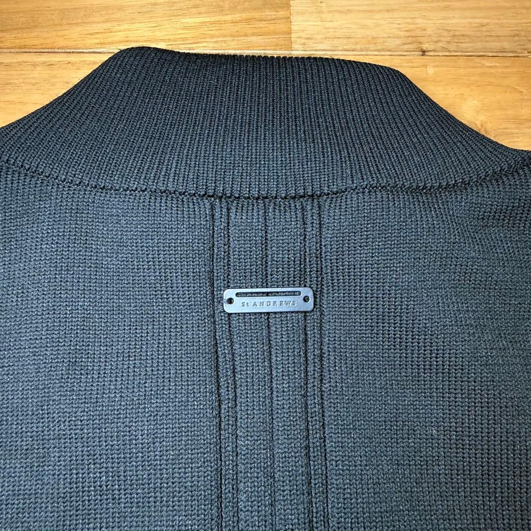 St ANDREWS セントアンドリュース ニットセーター ゴルフ LL 黒