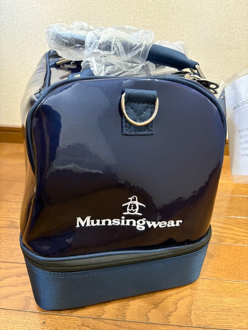 【新品】Munsingwear ゴルフバッグ ネイビー 中型