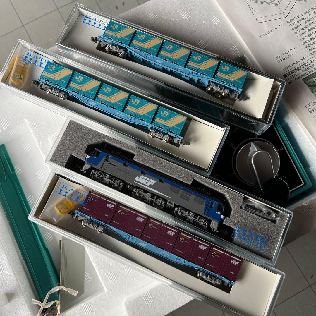 KATO EF210コンテナ貨車セット Nゲージ