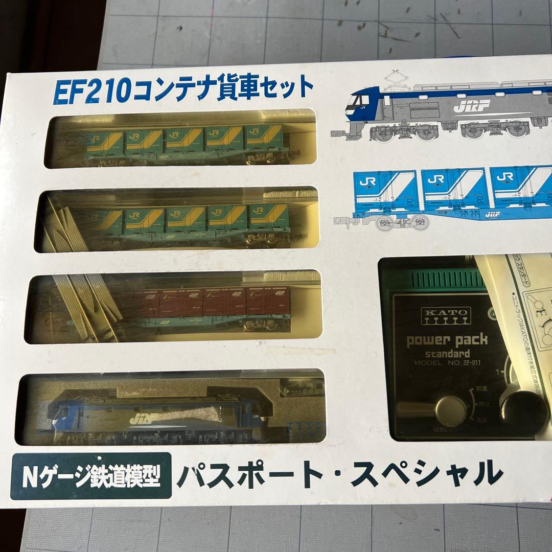 KATO EF210コンテナ貨車セット Nゲージ