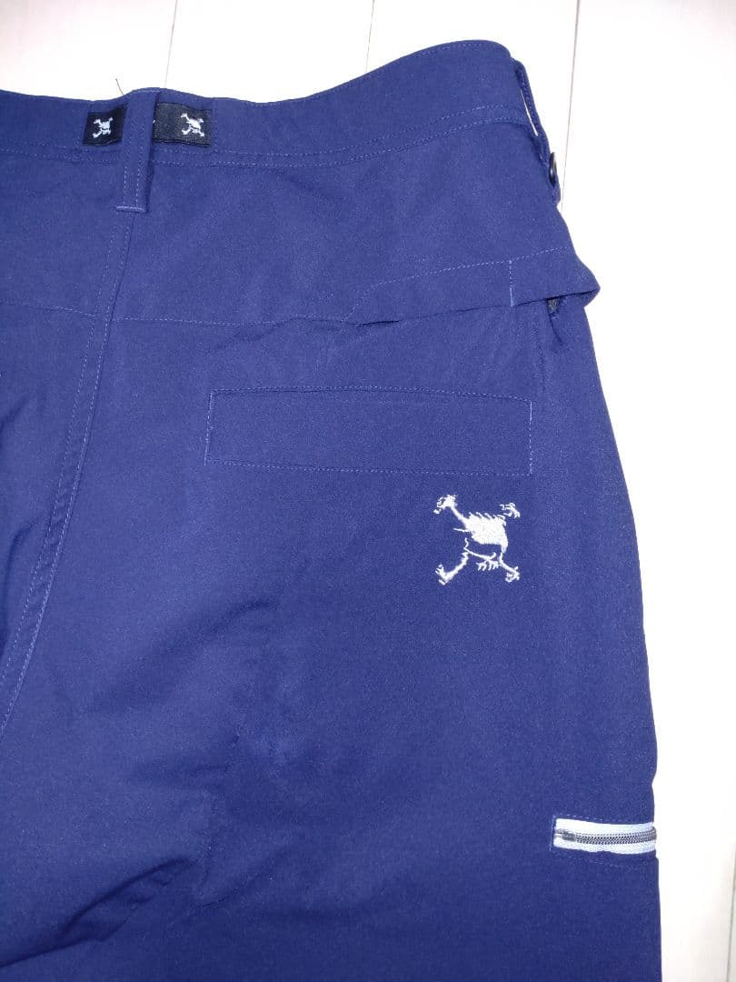 オークリー ゴルフパンツ ネイビー JPN33 ストレッチ　春秋向け