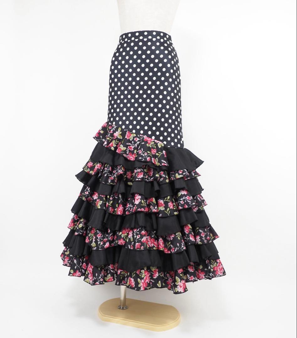 フラメンコ　ファルダ　新品　Leirena レッスンファルダ　フラメンコ衣装