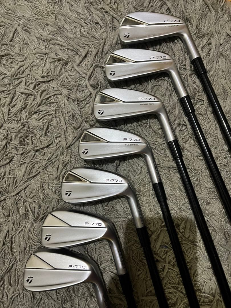 【美品】TaylorMade P770 2023 アイアン7本セット 4-P