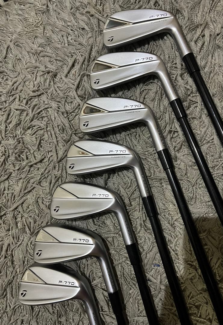 【美品】TaylorMade P770 2023 アイアン7本セット 4-P
