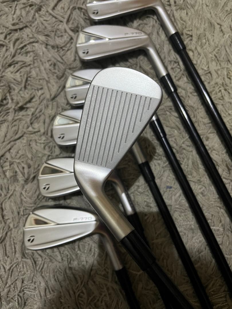 【美品】TaylorMade P770 2023 アイアン7本セット 4-P