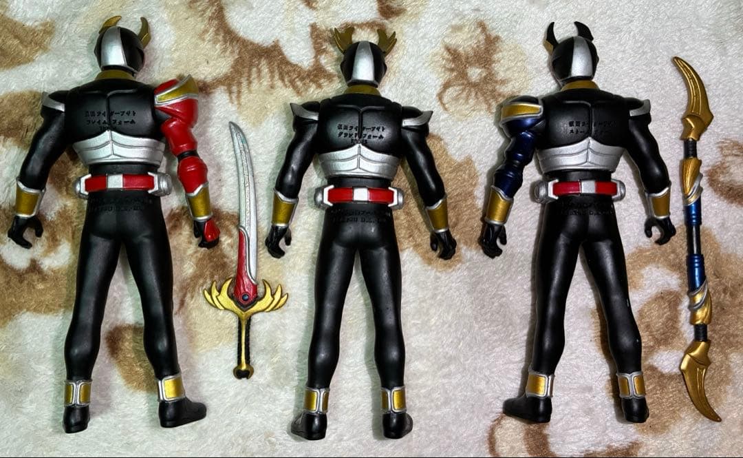仮面ライダー アギト　ソフビ　武器ありセット　9種　まとめ売り