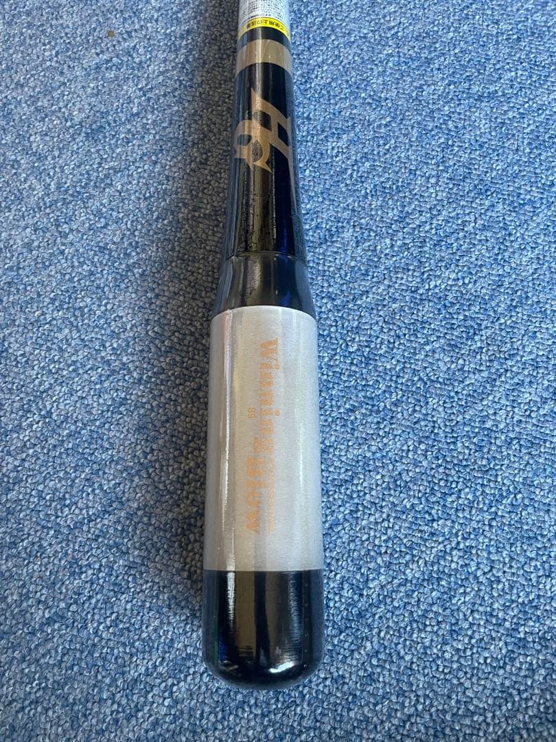 【新品】ノックバット 89cm ラバーグリップ（黒）0.5mm