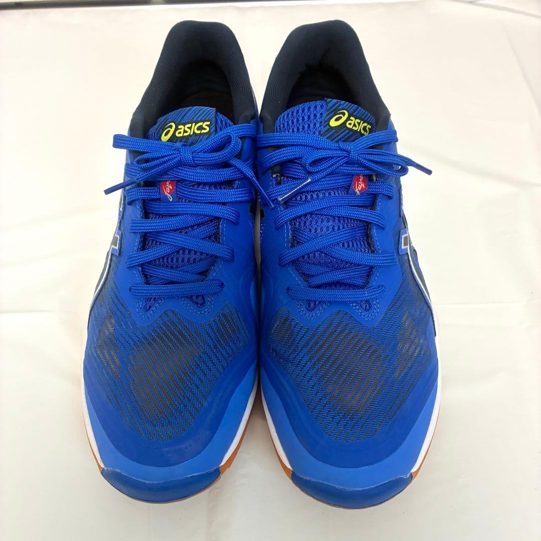 【美品】asics ローテジャパンライトFF3 28cm 青 バレーシューズ