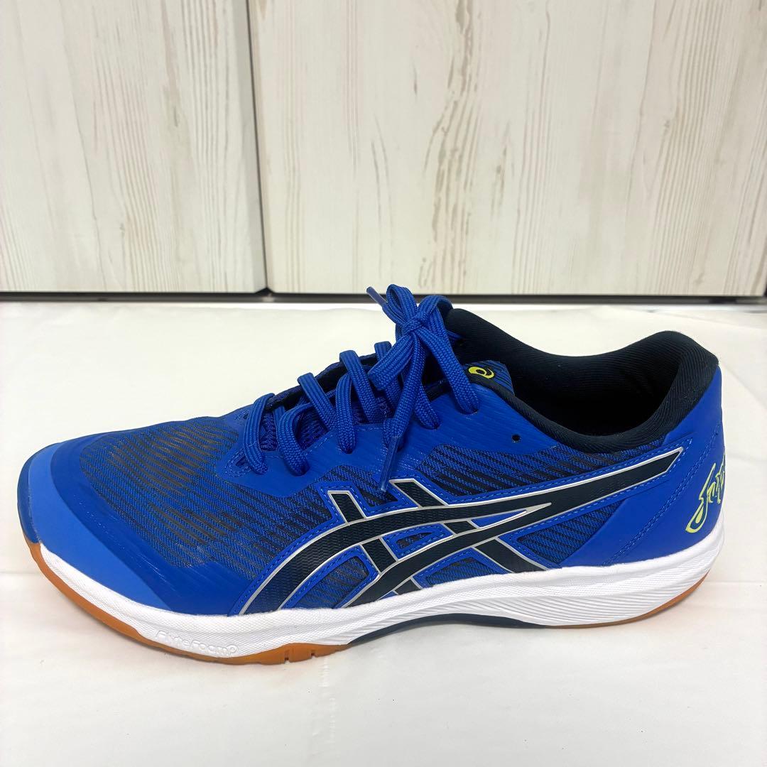 【美品】asics ローテジャパンライトFF3 28cm 青 バレーシューズ