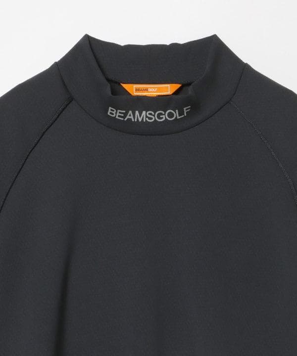 BEAMS GOLF ビームスゴルフ ラグランスリーブ モックネック シャツ