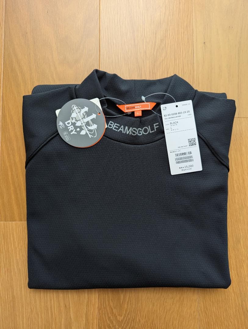 BEAMS GOLF ビームスゴルフ ラグランスリーブ モックネック シャツ