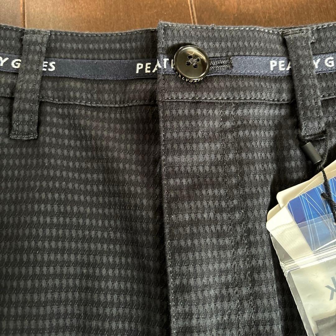 パーリーゲイツプラスクール千鳥柄スカート黒サイズ0