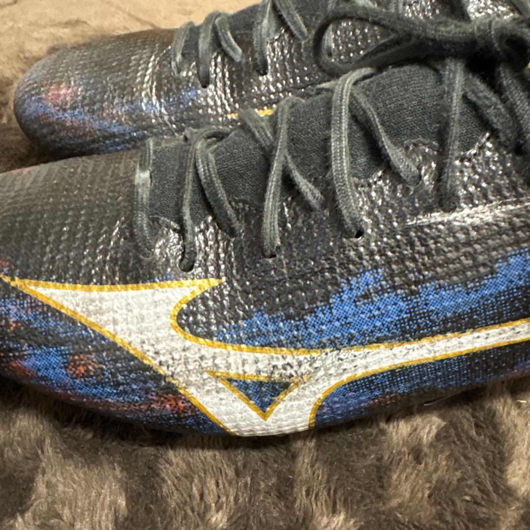 Mizuno サッカーシューズ 黒/青/白