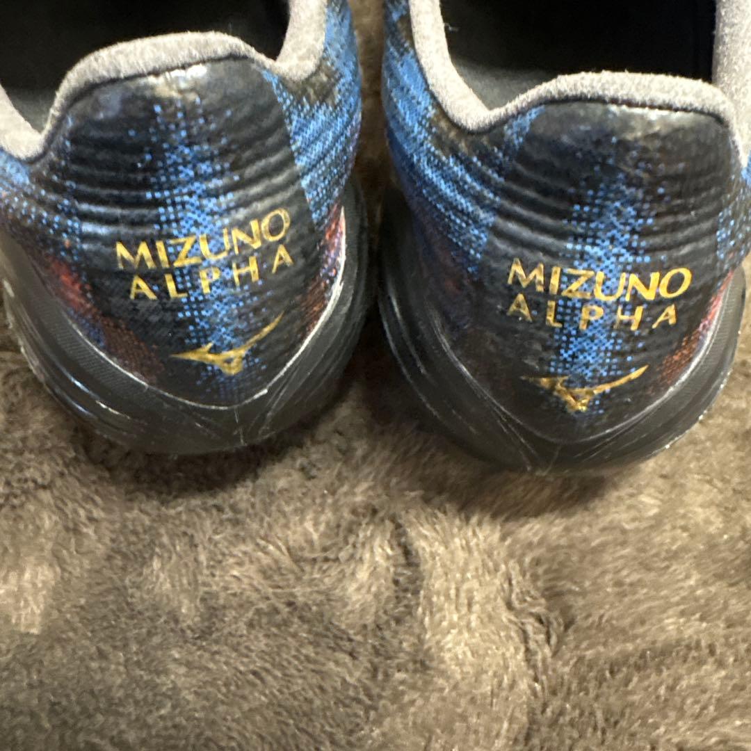 Mizuno サッカーシューズ 黒/青/白