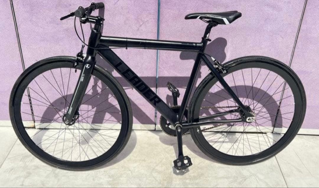 LEADER シングルスピードバイクブラック 1805TR 状態良