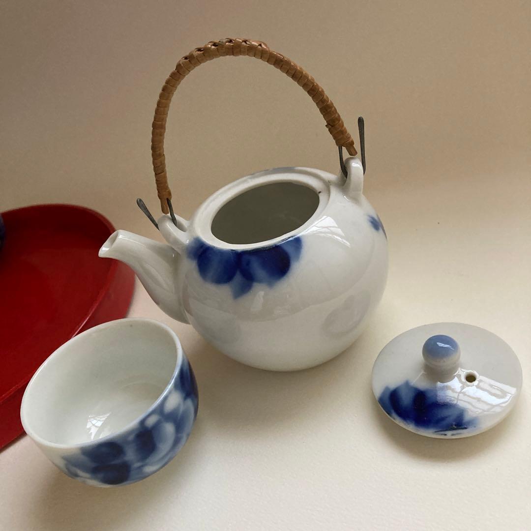 骨董　雛道具　ままごと　茶器　急須　湯呑み　湯呑　お盆