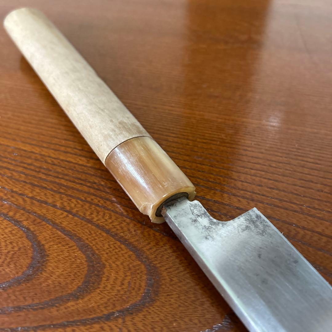 刺身包丁 サイズ 全長41,5cm刃26cm厚約4mm ★送料無料 ★水牛柄付