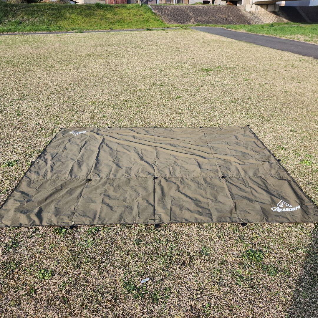 AKASOOM タープグリーン 220x280cm 人気サイズ