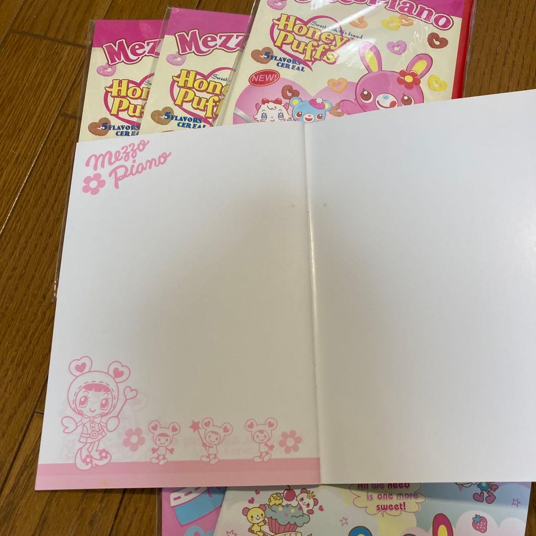 新品 美品 平成レトロ 平成女児 メゾピアノ ナルミヤ ノート 文房具