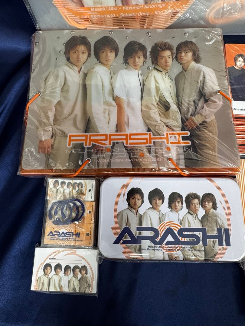 ARASHI モビールチックタペストリー　クリアケース他　グッズセット 未開封