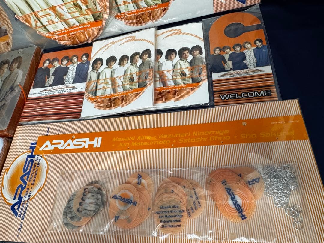 ARASHI モビールチックタペストリー　クリアケース他　グッズセット 未開封