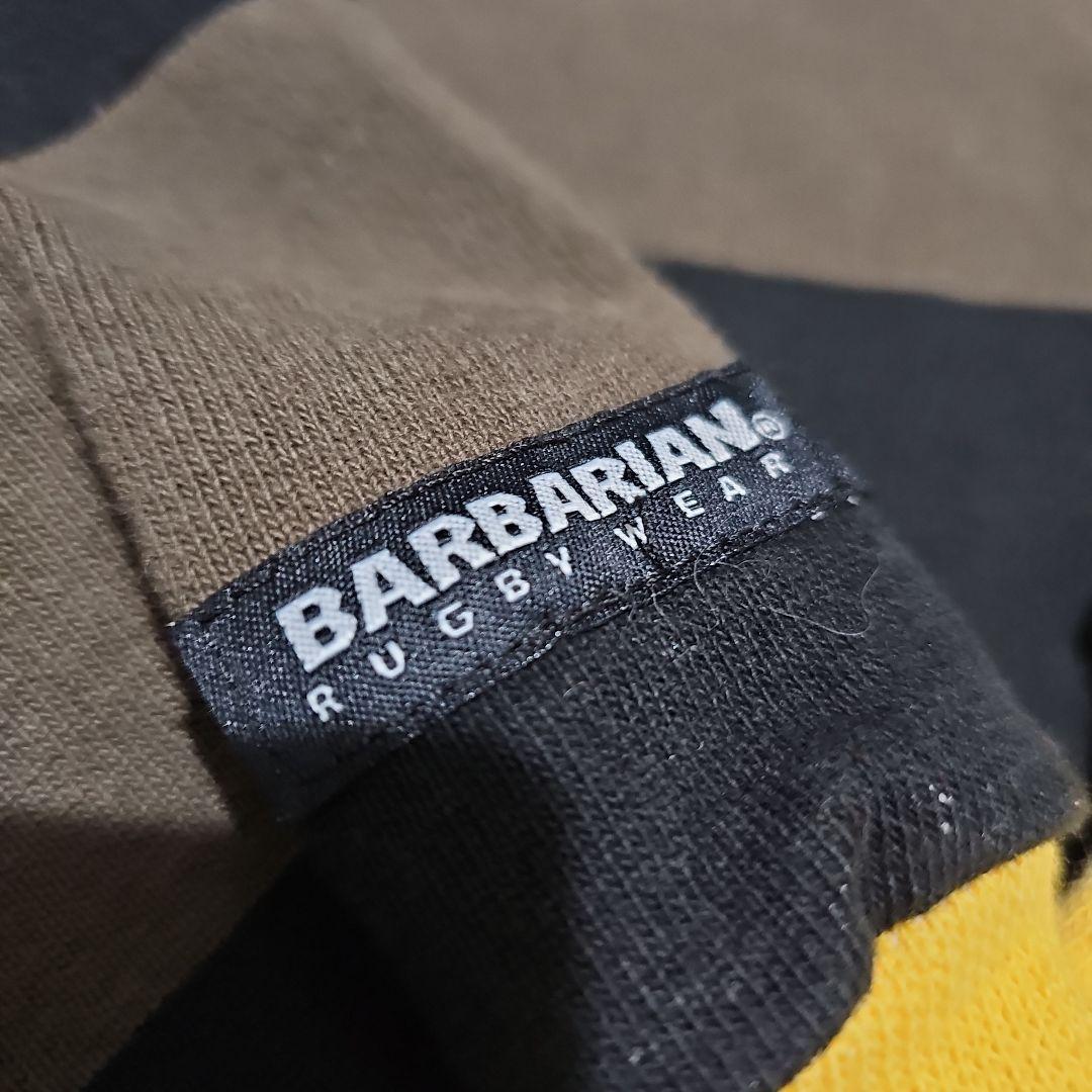 希少　旧タグ　90年代　Barbarian ラガーシャツ　長袖　L カナダ製