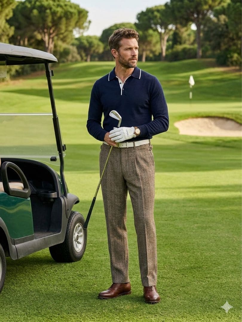 BEAMS GOLF ビームスゴルフ　裏地付きストレッチパンツ　サイズ50