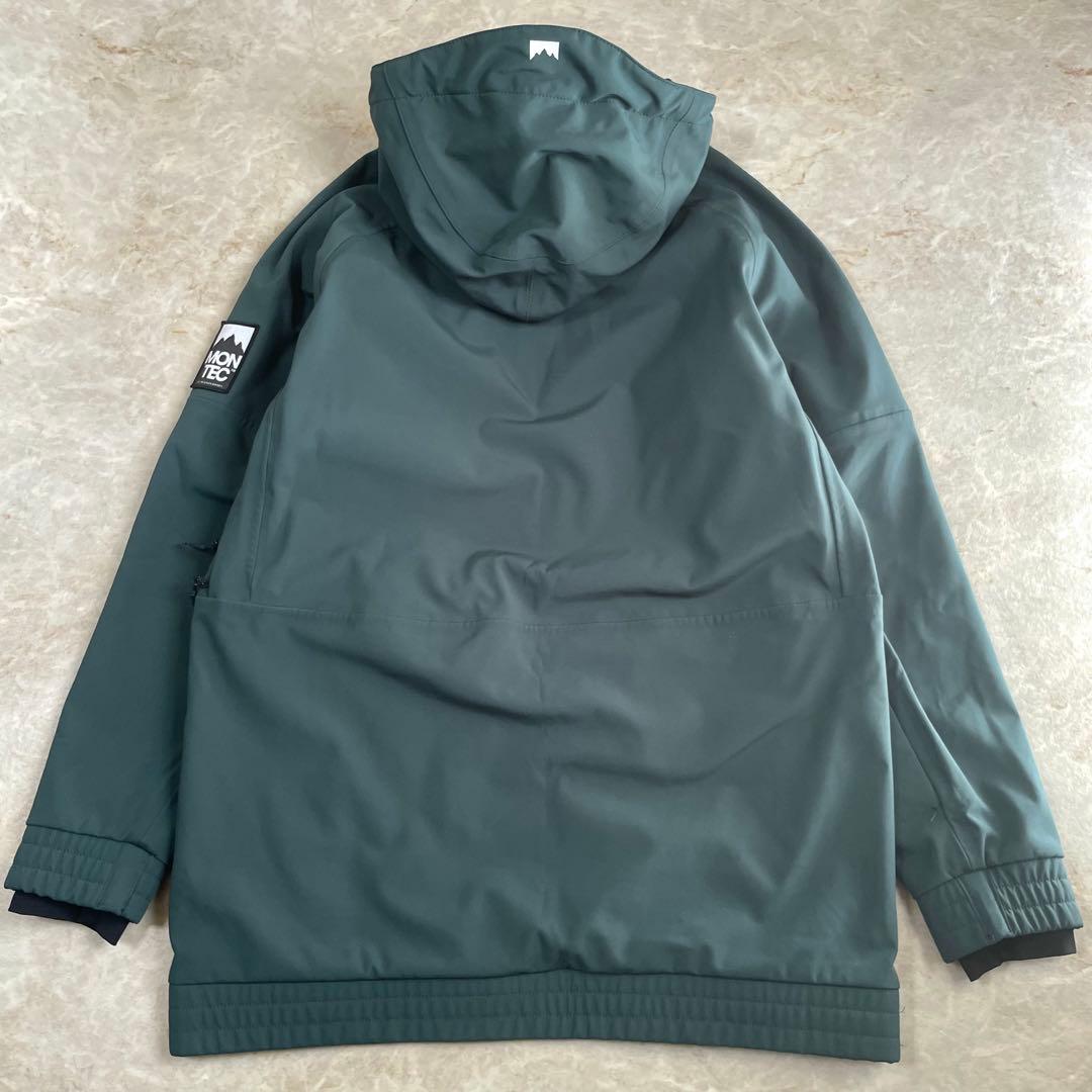 MONTEC モンテック 耐久防水 止水ジップ フード ソフトシェル アノラック